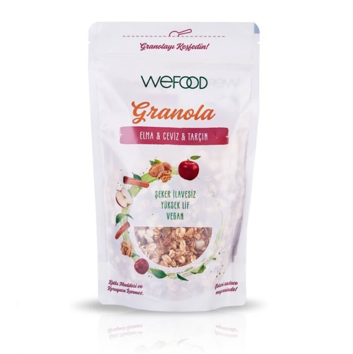 Wefood Granola Elma & Ceviz & Tarçın 250 gr